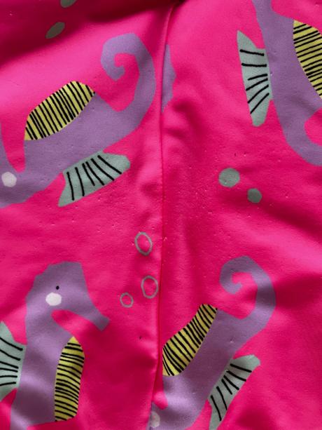 Dvojdielne neonovo ružové plavky s upf 50+, next,92