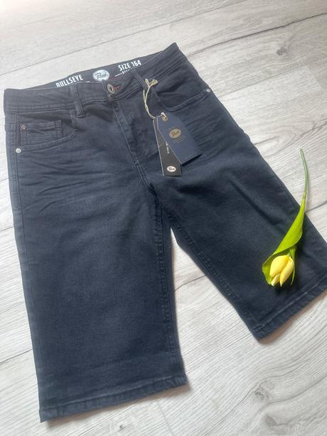 Šortky riflove petrol, 164