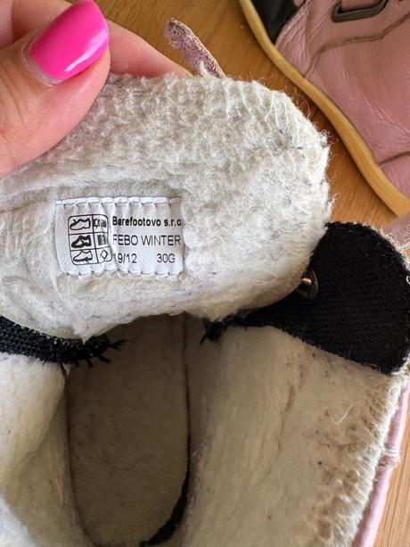 Baby bare shoes febo winter candy zimné (veľ.30), baby bare shoes,30