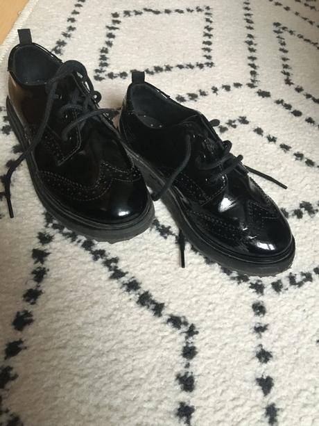 Dievčenské lakované topánky, h&m,27