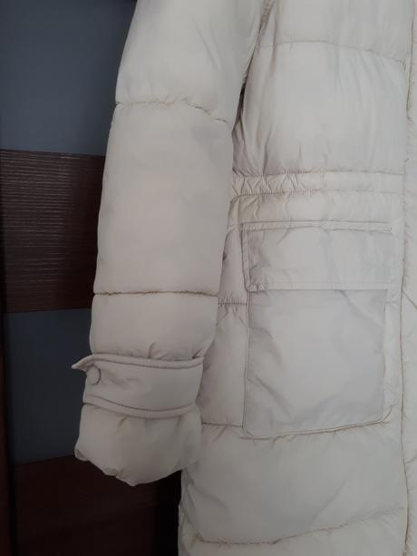 Krémová vetrovka s kožušinkou, new look,38