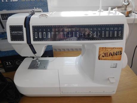 Šijací stroj veritas jeans,, 