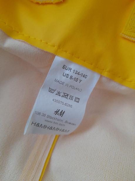 Nohavice do dažďa,  veľ. 134/140, h&m,140