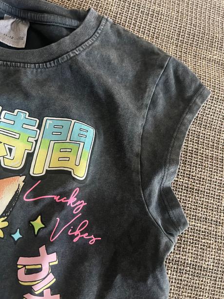 Tričko crop s obrázkom, zara, veľkosť 152, zara,152