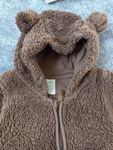 Plysovy overal, h&m, 74, h&m,74