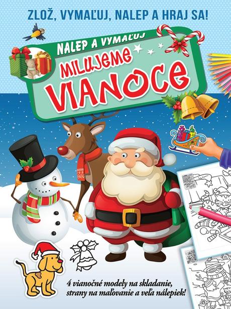 Omaľovánka milujeme vianoce,