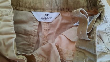Béžové športovo-elegantné šortky, h&m,134