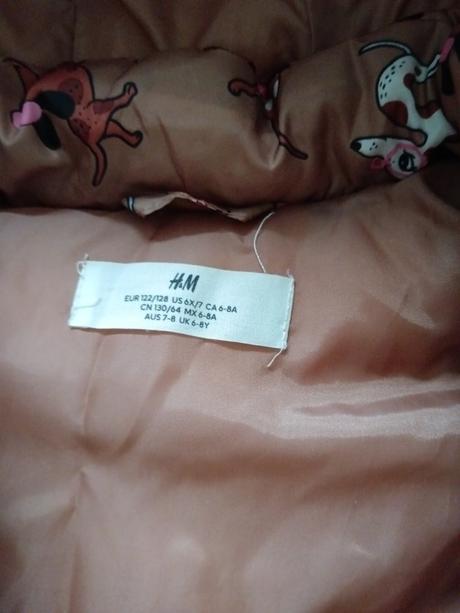 Dievčenská vesta, h&m,134