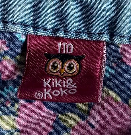 Rifľové šaty so sovičkami, kiki&koko,110