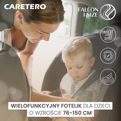 Caretero autosedačka falcon brown (76-150), caretero