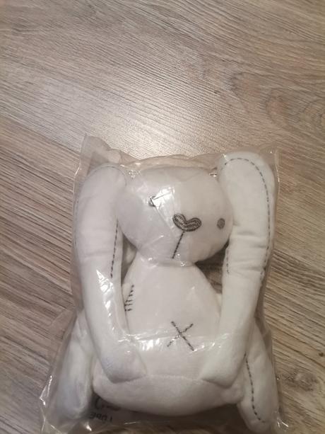 Plyšový biely zajko mojkáč, 