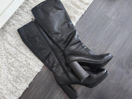 Kožené čižmy solo femme 39, 39