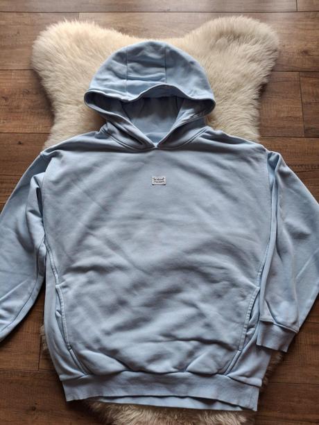 Oversize nebickovomodra mikina top stav odoorucam, reserved,164