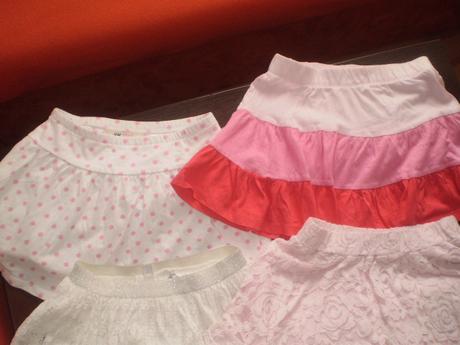 4x sukňa cena spolu, h&m,128