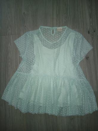 Blúzočka tylová, zara,152