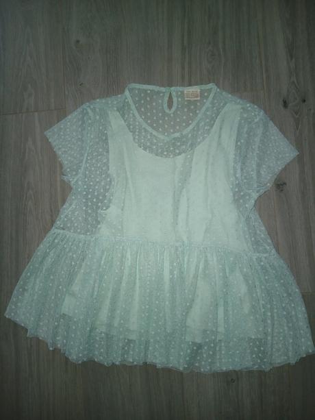 Blúzočka tylová, zara,152