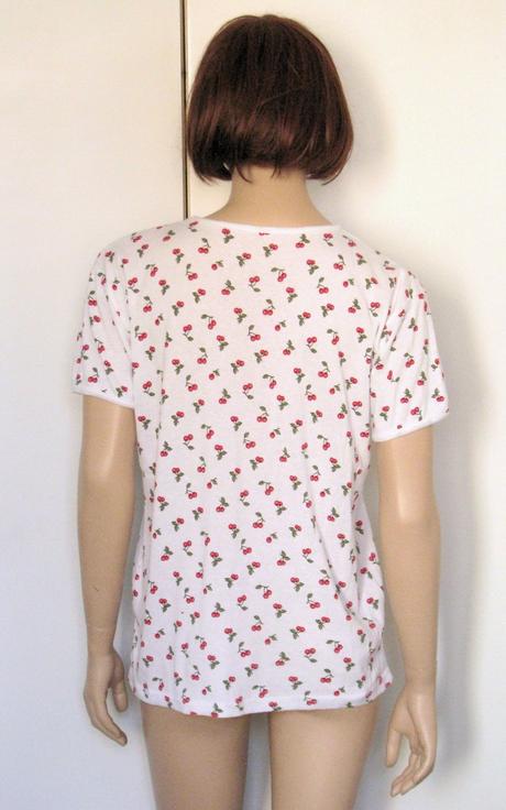 Biele tričko s čerešňami, l