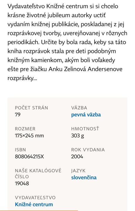 Najkrajšie rozprávky - kamienky hany zelinovej,