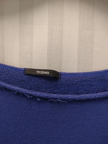 Modré bavlnené mikinové šaty, tunika, tezenis l/xl, tezenis,l