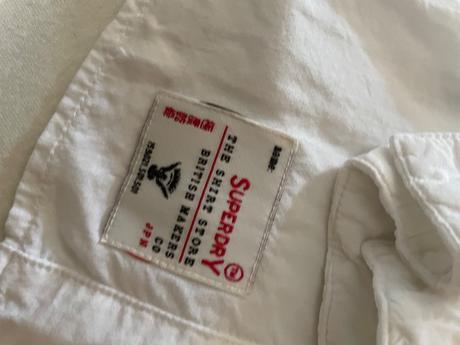 Biela jemna bluzka, superdry,m