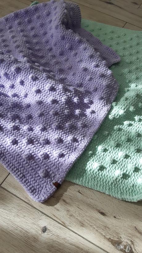 Háčkovaná deka s bublinkami, 