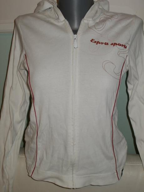 Biela esprit mikina, esprit,l