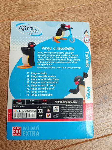 Dvd pingu a lietadielko, 