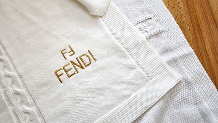 Jednoduchá pletená prikrývka, 90x82 cm, 