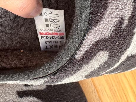 Papuče next maskáčové v. 34,5, next,34