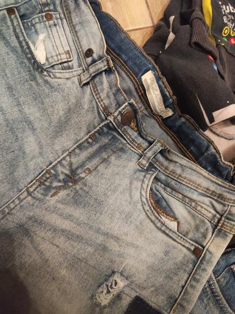 Mikina + kratasy 9-10 r., original marines,140