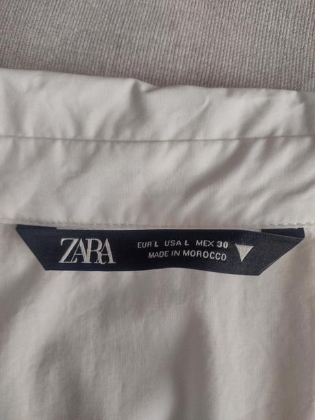 Dlhé košeľové šaty l-xl, zara,l