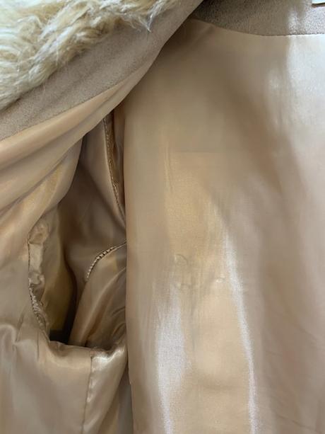 Béžový kabát texhal, 44