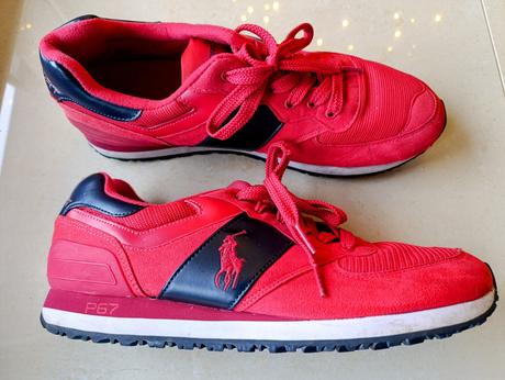 Pánske polo ralph lauren sneakersy- slaton pony 45, u.s. polo assn.,45