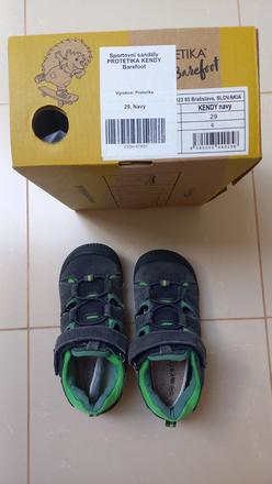 Barefoot sandále protetika kendy navy 29, protetika,29