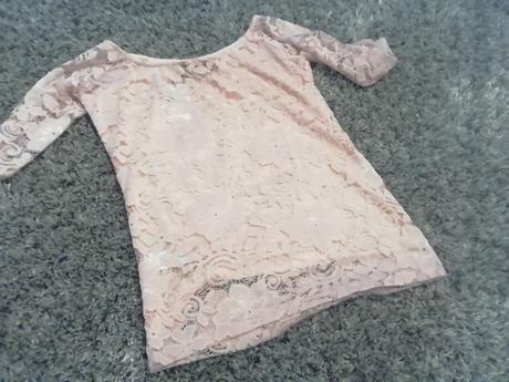 Čipkované tricko, gate,s