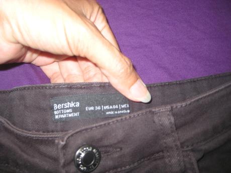 Riflove sortky, bershka,s