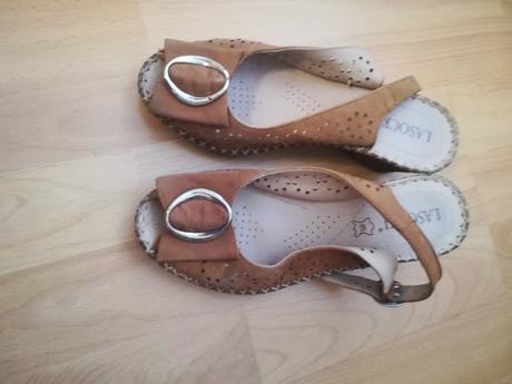 Kožené sandále na platforme lasocki, lasocki,36