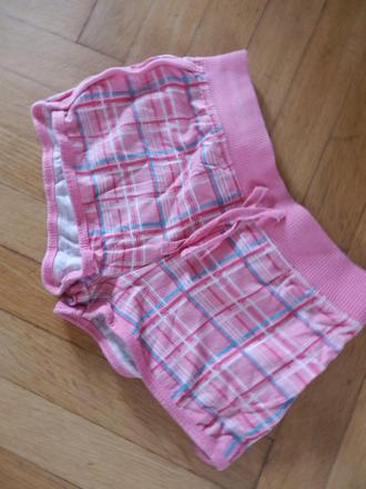 Ružové bavlnene šortky, okay,122