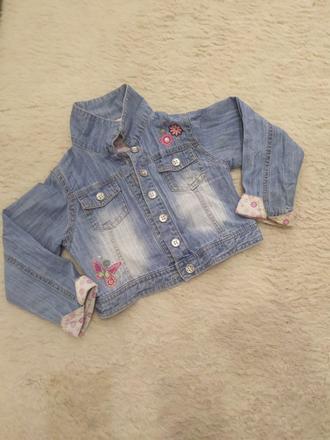 Predám riflovú bundičku, matalan,104