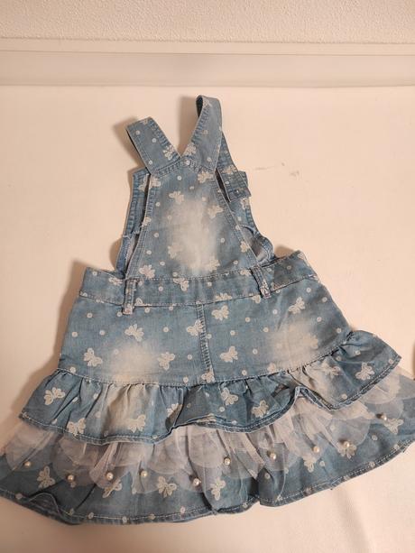 Riflová sukňa s trakmi, 86