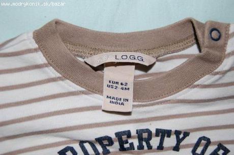 Frajerské tričko vhodné aj na dlhý rukáv, h&m,62