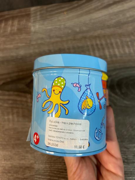 Haba - rybacka - hra v plechovke,