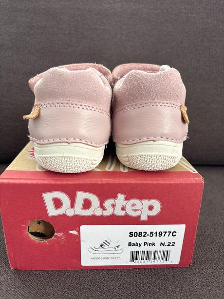 D.d.step topánky s082 baby pink v22 nové, d.d.step,22