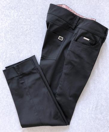 Amy gee čierne nohavice s pukmi, veľ. 36, 36