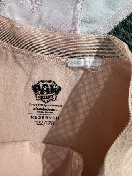 Súprava 5 bavlnených nohavičiek paw patrol, zn res, reserved,122 / 128