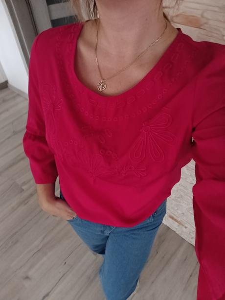 Cyklaménová blúzka, bonprix,l