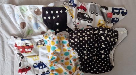 Sada látkové plienky 107ks, 