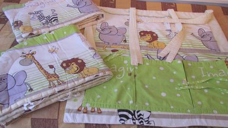 Set do postieľky pre dvojičky, 