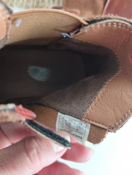 Kotnikové prechodné topánky, little blue lamb,34