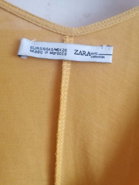 Volánový top, zara,s